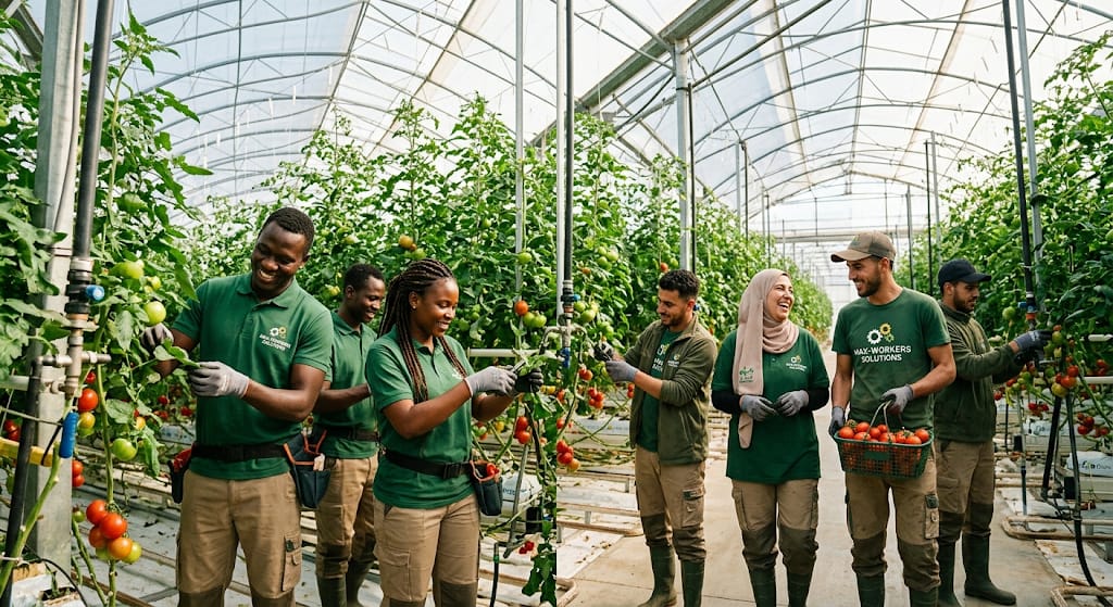 Équipes en serre — Max Workers Solutions