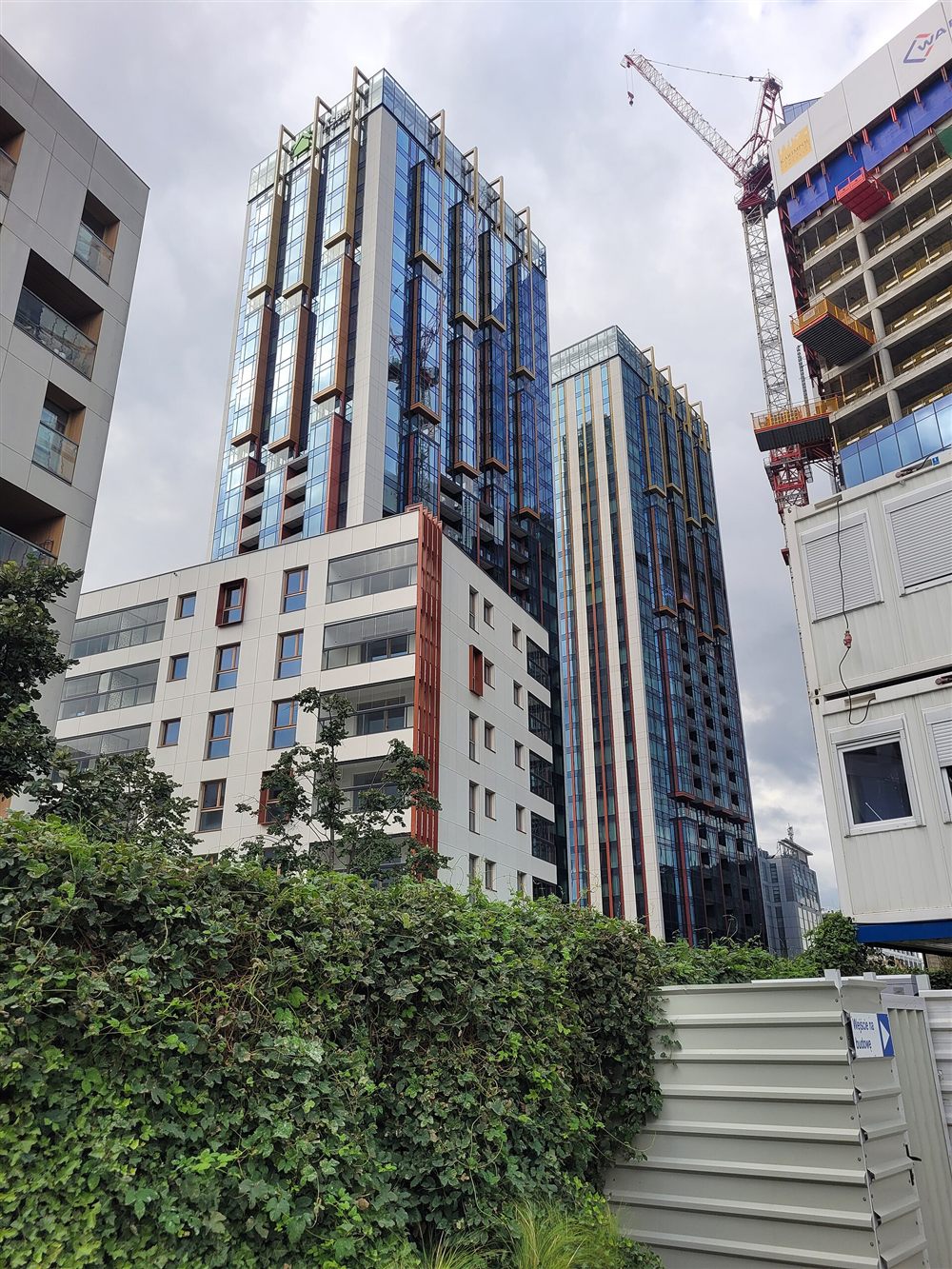 Les tours du complexe Towarowa Towers, Varsovie